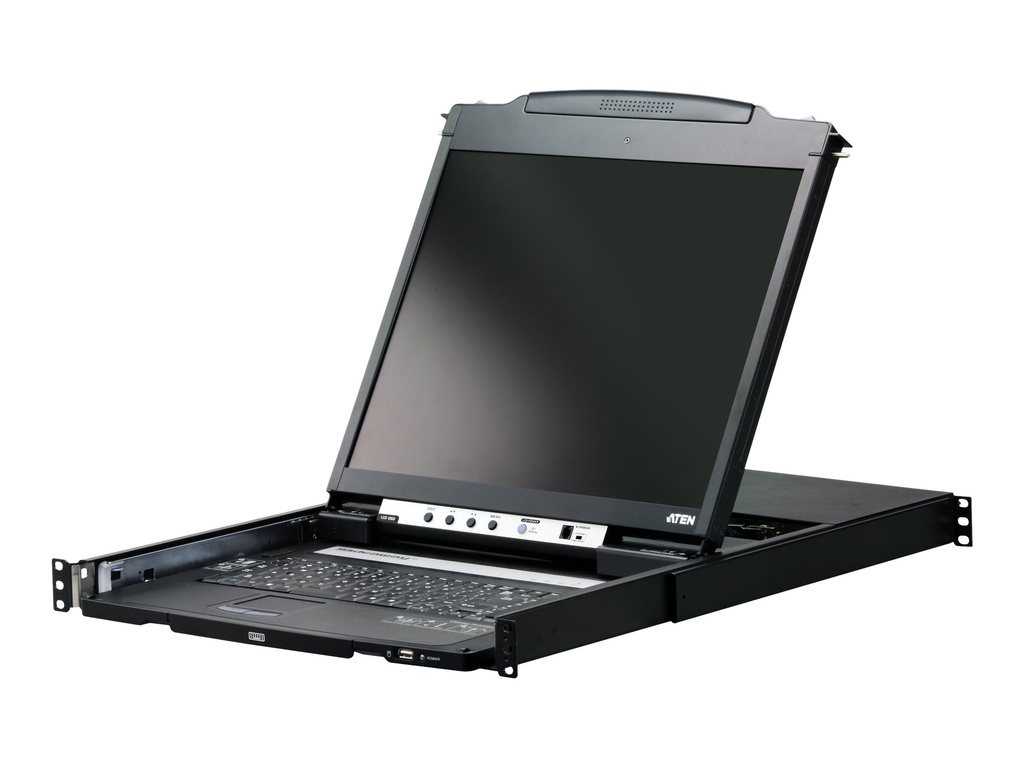 ATEN Slideaway CL5800N - KVM-Konsole - PS/2, USB - Deutsch - 48.3 cm (19")