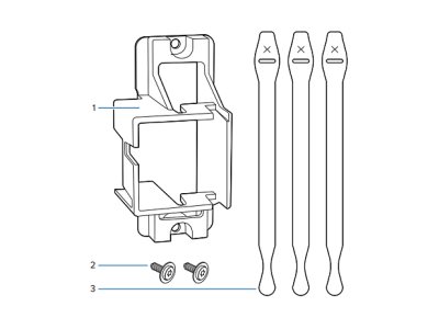 Zebra Port-/Kabelschutzset (Packung mit 5)