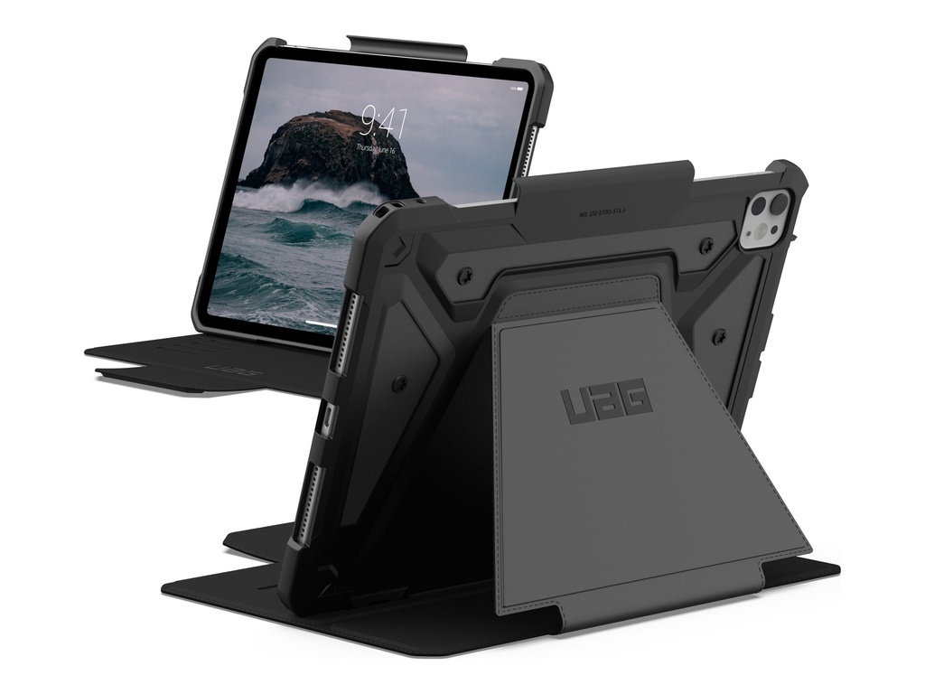 Urban Armor Gear UAG - Flip-Hülle für Tablet - widerstandsfähig - Polyurethan (PU)