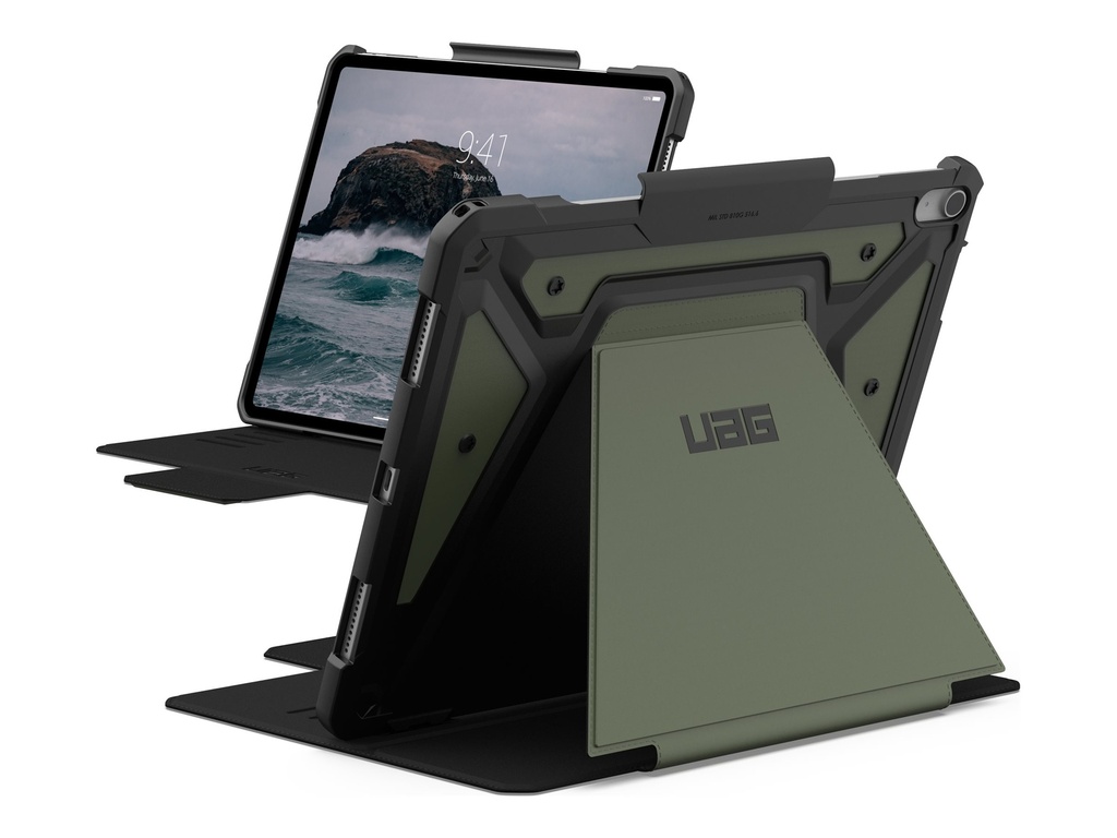 Urban Armor Gear UAG - Flip-Hülle für Tablet - widerstandsfähig - Polyurethan (PU)