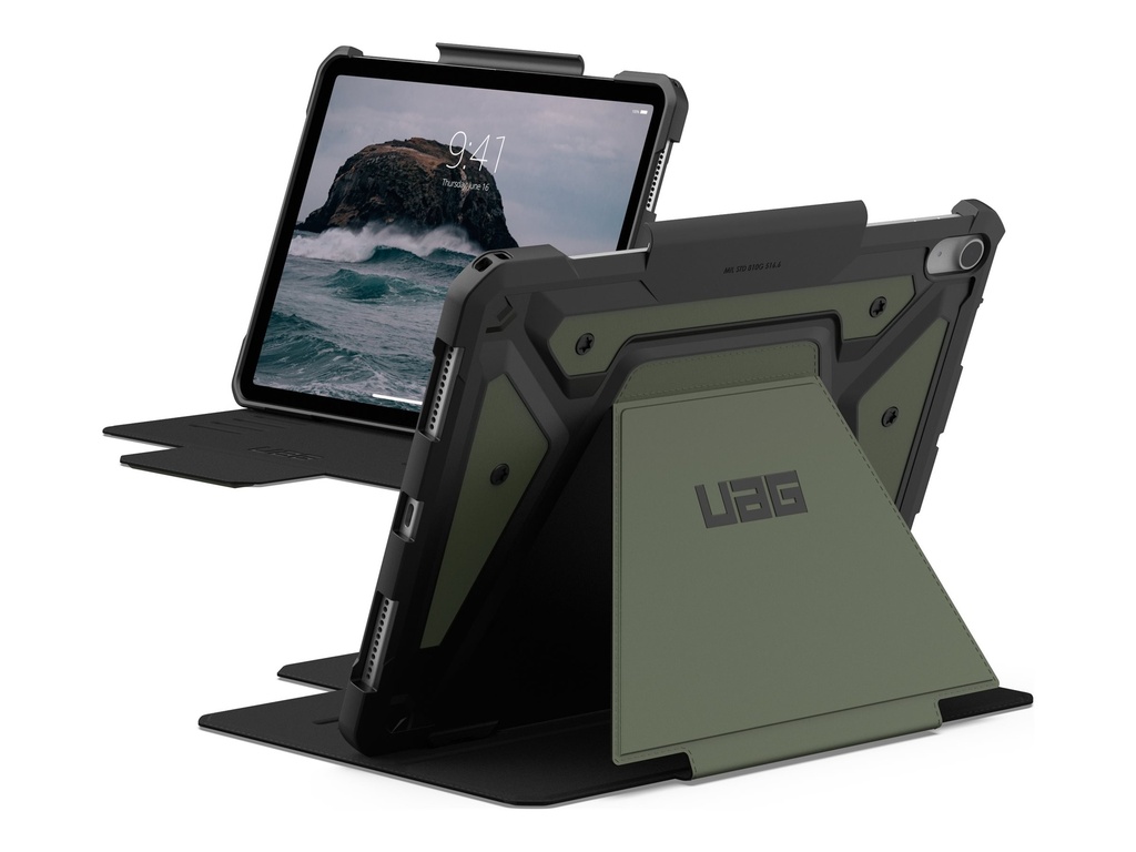 Urban Armor Gear UAG - Flip-Hülle für Tablet - widerstandsfähig - Polyurethan (PU)
