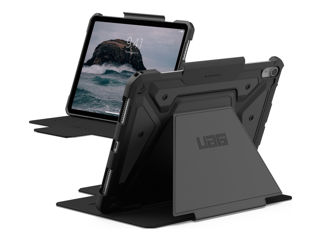Urban Armor Gear UAG - Flip-Hülle für Tablet - widerstandsfähig - Polyurethan (PU)