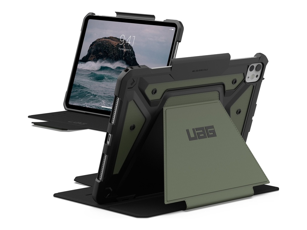 Urban Armor Gear UAG - Flip-Hülle für Tablet - widerstandsfähig - Polyurethan (PU)