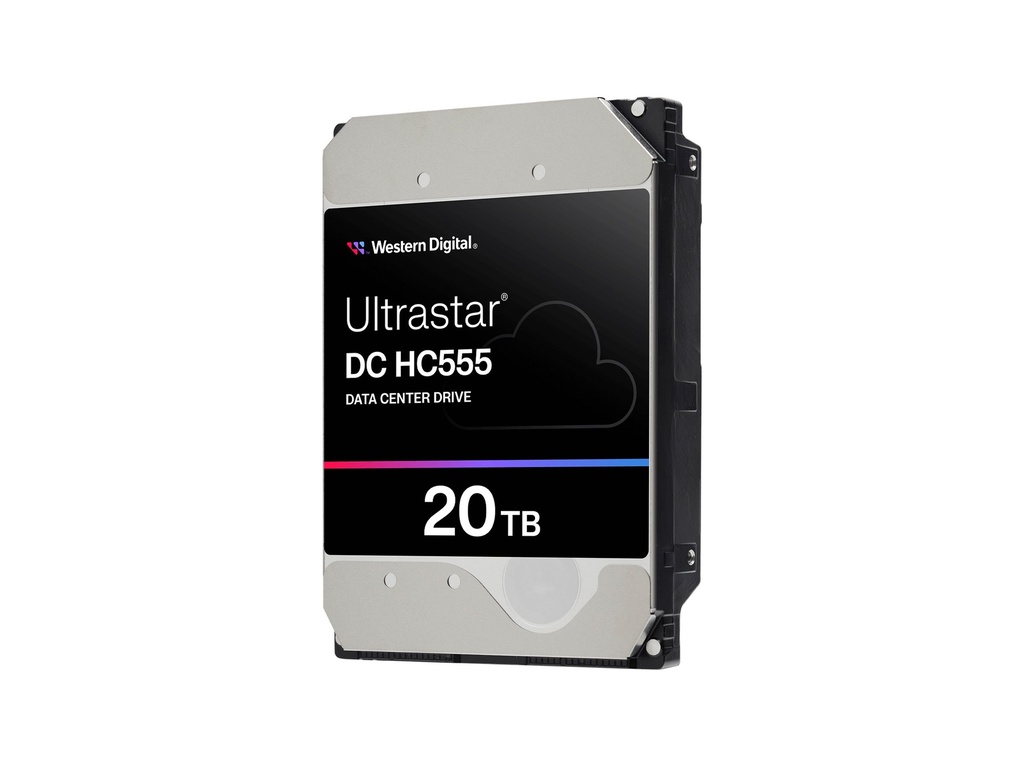 WD Ultrastar DC HC555 - Festplatte - Rechenzentrum - 20 TB - intern - 3.5" (8.9 cm)