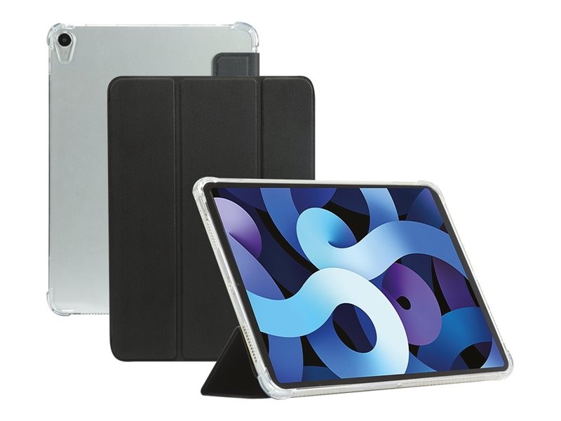 Mobilis EDGE - Flip-Hülle für Tablet - mit Folie und verstärkten Kanten - Schwarz - für Apple 11-inch iPad Pro (M4)