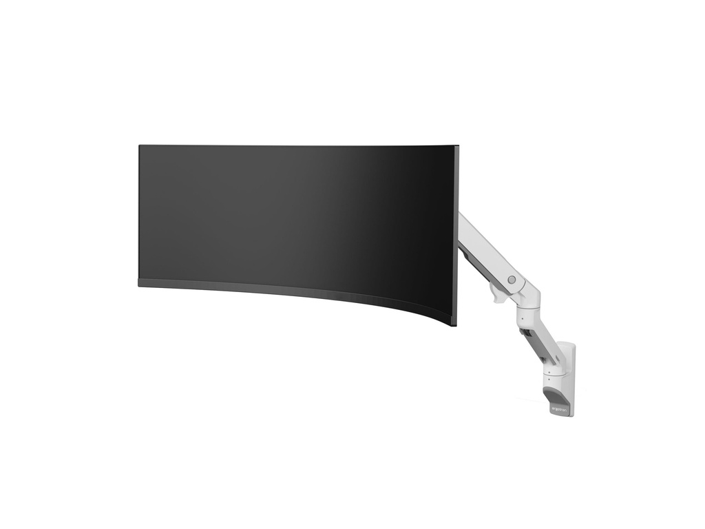 Ergotron HX - Befestigungskit (Gelenkarm) - Konstante Krafttechnologie - für Curved LCD-Display - für extrem tiefe gewölbte Bildschirme - weiß - Bildschirmgröße: bis zu 144,8 cm (bis zu 57 Zoll)