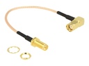 Delock Antennenkabel - RP-SMA Gefäß zu RP-SMA Stecker