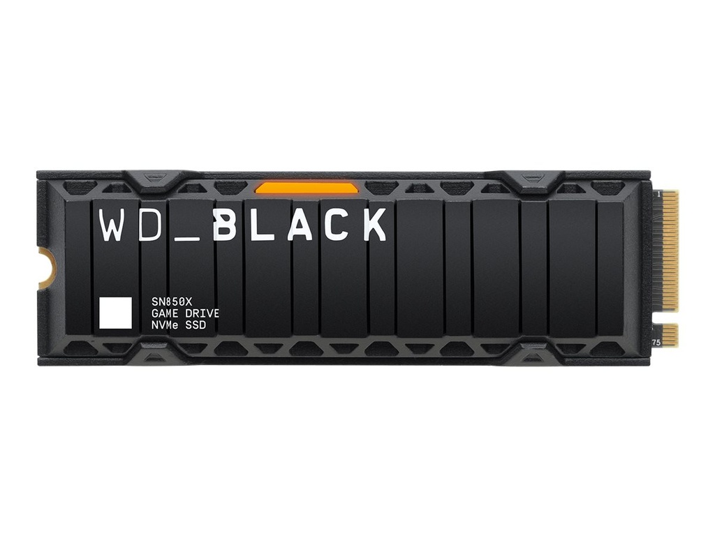 WD WD_BLACK SN850X WDS100T2XHE - SSD - verschlüsselt - 1 TB - intern - M.2 2280 - PCIe 4.0 x4 (NVMe)