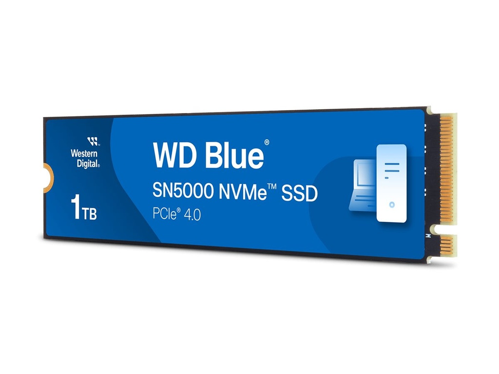 [WDS100T4B0E-00CNZ0] WD Blue SN5000 WDS100T4B0E-00CNZ0 - SSD - 1 TB - intern - M.2 2280 - PCIe 4.0 x4 (NVMe)
