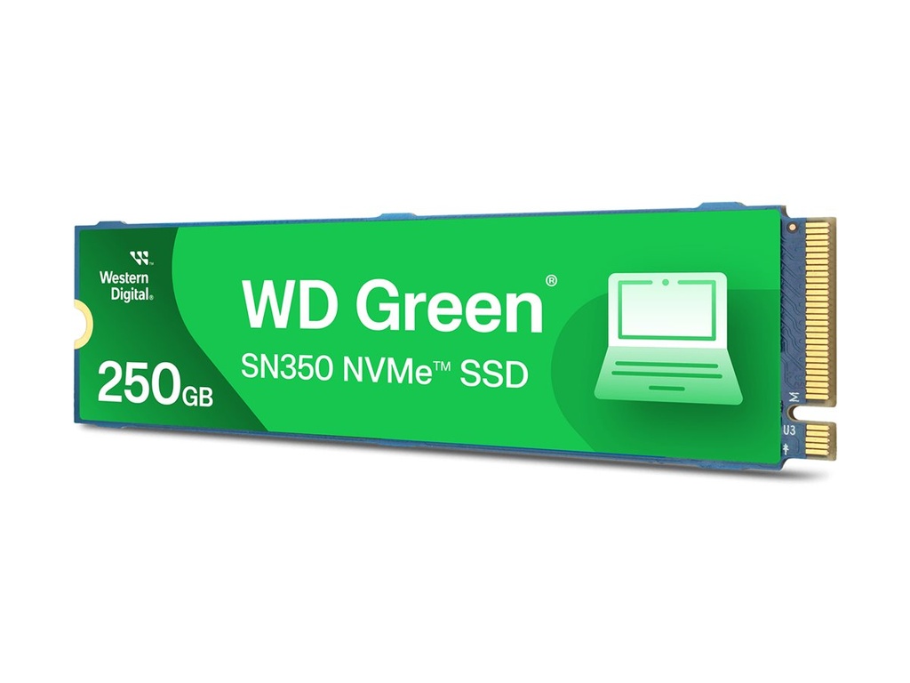 [WDS250G2G0C-00CDH0] WD Green SN350 NVMe SSD WDS250G2G0C-00CDH0 - SSD - 250 GB - intern - M.2 2280 - PCIe 3.0 x4 (NVMe)