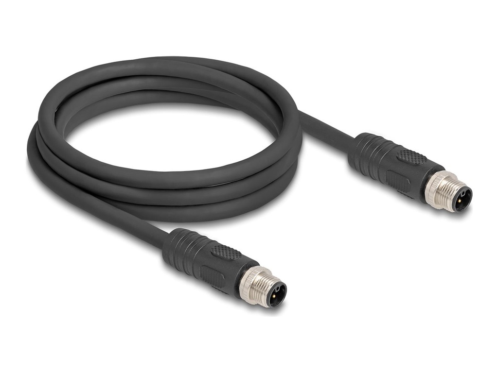 Delock Sensorkabel - M12 (4-polig) (M) zu M12 (4-polig)