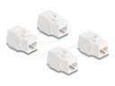 Delock Modulare Eingabe - CAT 6a - UTP - RJ-45 (Packung mit 4)