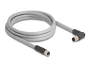 Delock Sensorkabel - M12 (5-polig) (M) rechtwinklig zu M12 (5-polig)