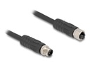 Delock Sensorverlängerungskabel - M12 (4-polig)