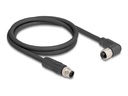 Delock Sensorkabel - M12 (4-polig) (M) gerade zu M12 (4-polig)