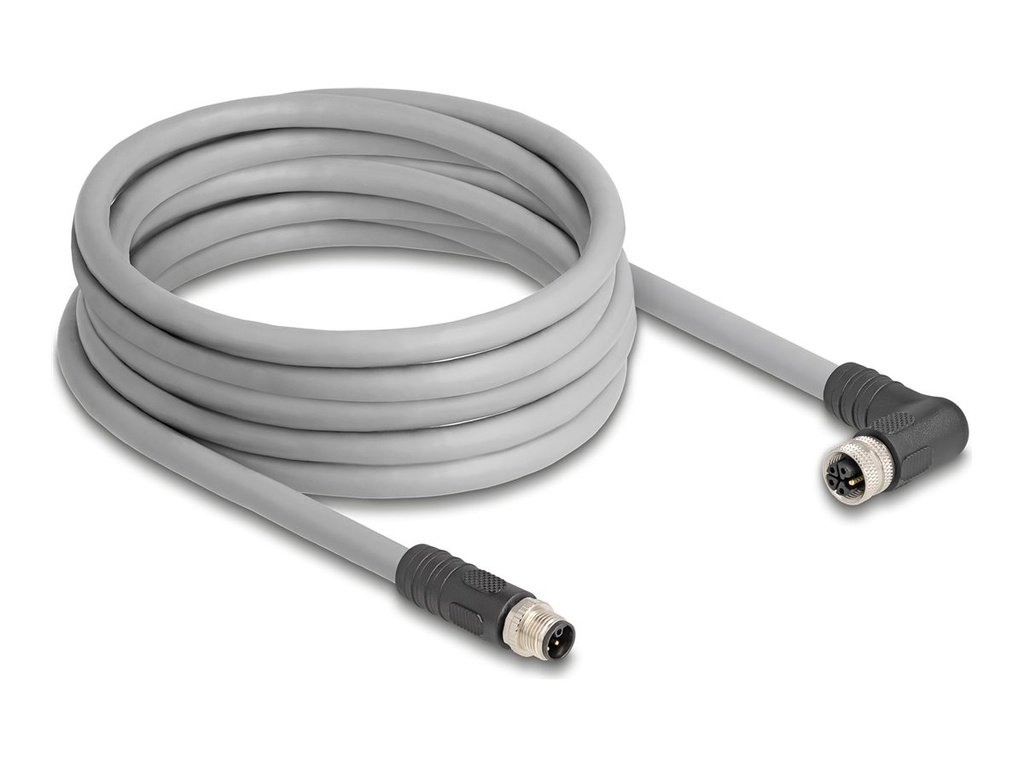 Delock Sensorkabel - M12 (5-polig) (M) gerade zu M12 (5-polig)