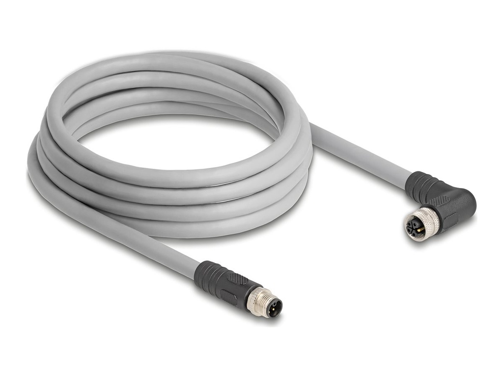 Delock Sensorkabel - M12 (5-polig) (M) gerade zu M12 (5-polig)