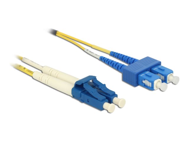 Delock Netzwerkkabel - LC Duplex (M) zu SC (M)