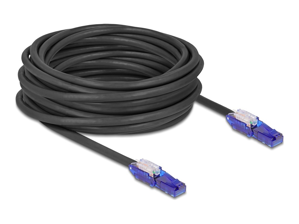 Delock Netzwerkkabel - RJ-45 (M) gewinkelt zu RJ-45 (M)