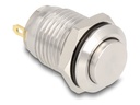 Delock Drücktaster - für 12 mm Installation, 2 x Lötanschluss