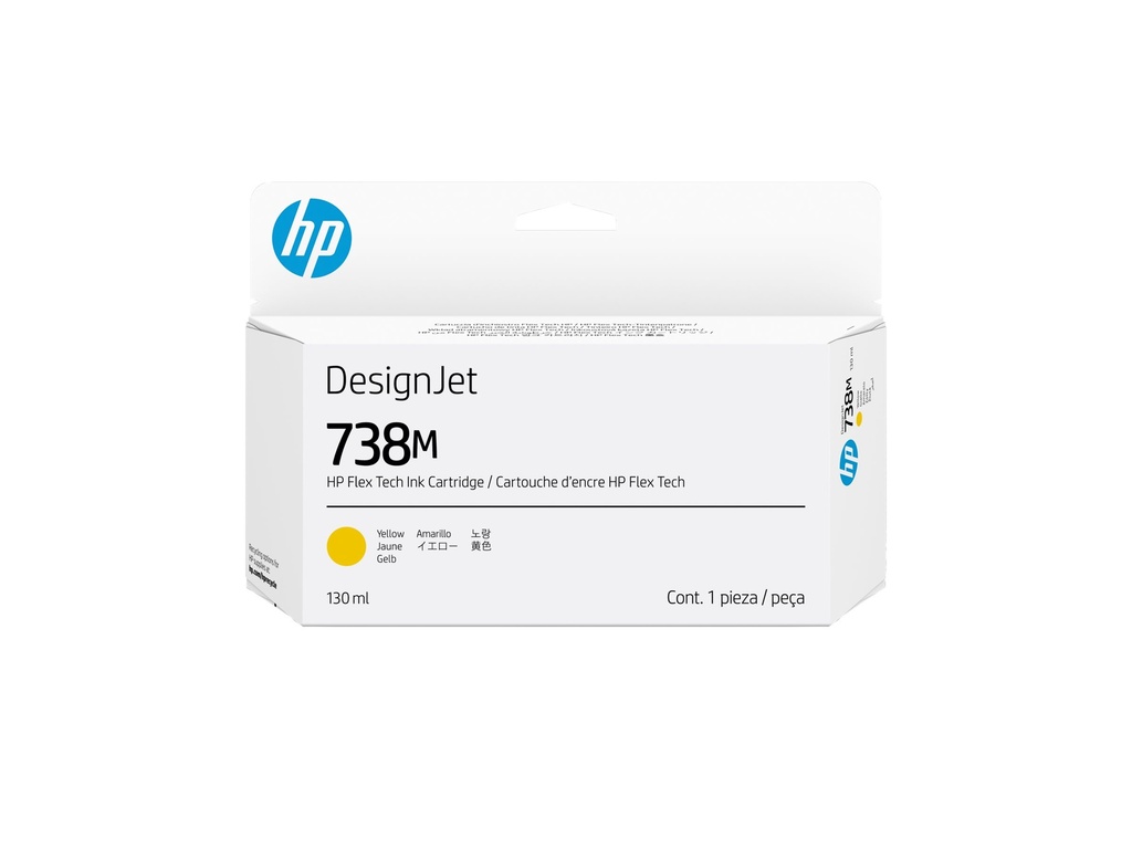 HP 738M - 130 ml - Gelb - original - DesignJet