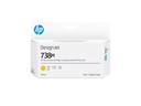 HP 738M - 130 ml - Gelb - original - DesignJet