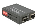 Delock Gigabit Ethernet Media Converter - Medienkonverter - 1GbE - 10Base-T, 100Base-TX, 1000Base-T - SFP (mini-GBIC)