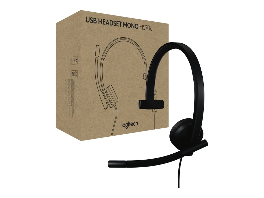 Logitech H570e - Headset - On-Ear - kabelgebunden