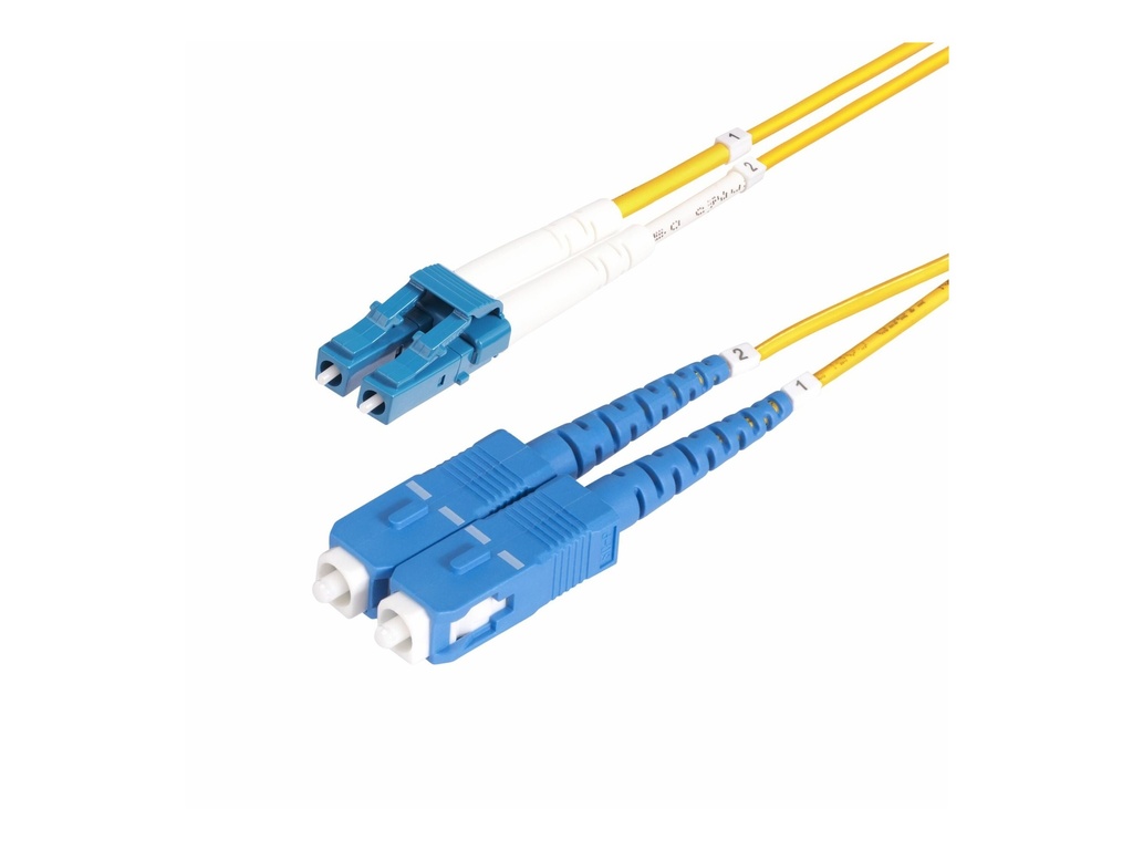 StarTech.com 5m OS2 LWL Patchkabel LC zu SC (UPC)