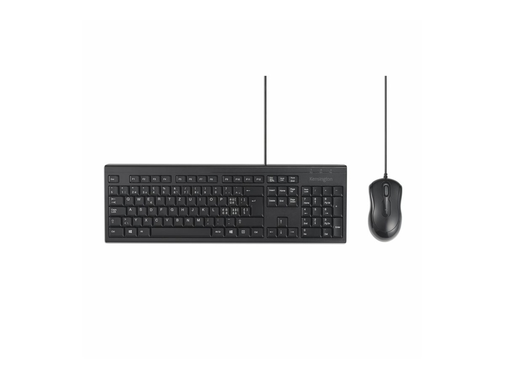 Kensington KM100 EQ - Tastatur-und-Maus-Set - USB