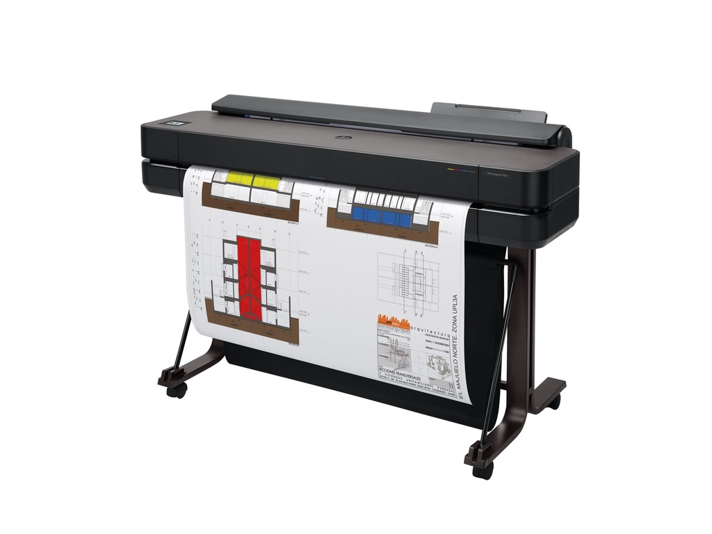 HP DesignJet T650 - 914 mm (36") Großformatdrucker - Farbe - Tintenstrahl - A0, ANSI D, Rolle (91,4 cm x 45,7 m)