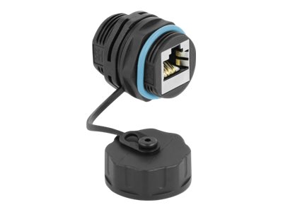 Delock Netzwerkkoppler - RJ-45 (W) abgedichtet zu RJ-45 (W)