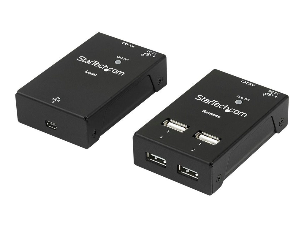 StarTech.com 4-Port USB 2.0 Extender - 165ft (50m)