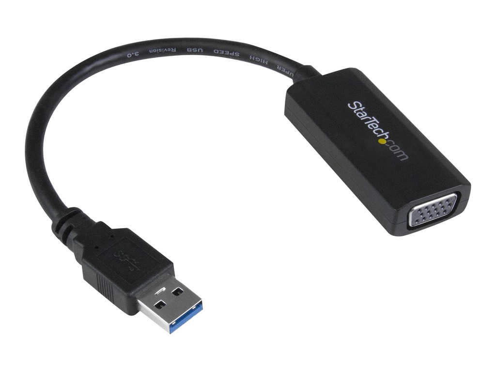 StarTech.com USB 3.0 auf VGA Adapter / Konverter mti on-board driver - 1920x1200 - USB/VGA-Adapter - USB Typ A (M)