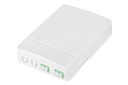 DIGITUS FTTH Gehäuse mit 2 x LC/APC DX Kupplungen