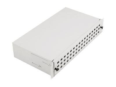 DIGITUS Professional DN-96200-2U - Glasfaserkabelkiste - Grau, RAL 7035 - 2U - 48.3 cm (19")