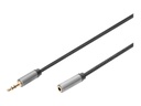 DIGITUS Audiokabel - mini-phone stereo 3.5 mm weiblich zu mini-phone stereo 3.5 mm männlich