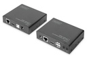 DIGITUS 4K HDMI HDBaseT 2.0 KVM Extender Set, 100 m