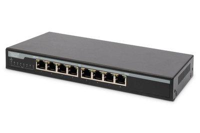 DIGITUS 8-Port Gigabit Netzwerkswitch, Desktop, unmanaged