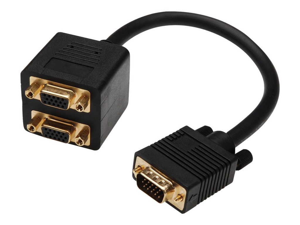 DIGITUS ASSMANN - VGA-Splitter - HD-15 (VGA) (M) zu HD-15 (VGA)
