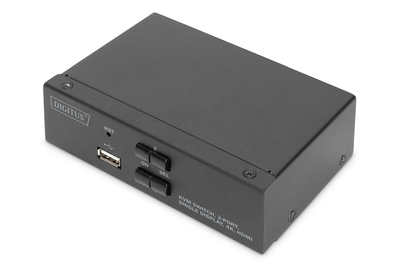DIGITUS KVM-Switch, 2-Port, Single-Display, 4K, HDMI®
