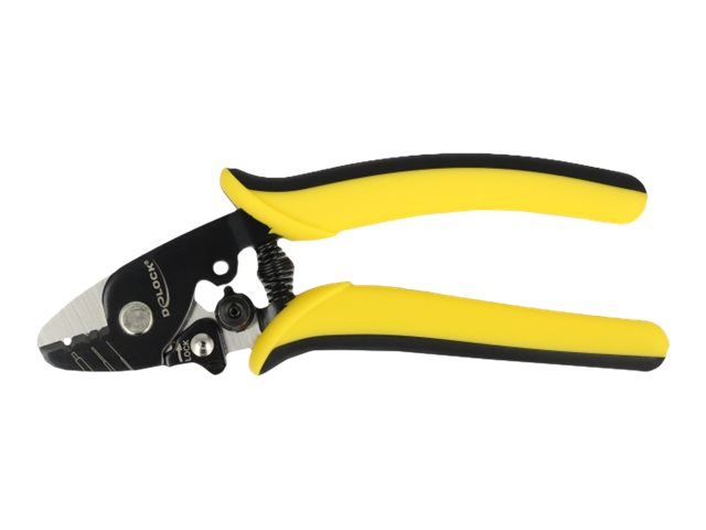 Delock Kabel-Abisolierzange - Schwarz, Gelb