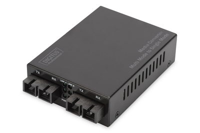 DIGITUS Fast Ethernet Multimode/Singlemode Medienkonverter SC/SC