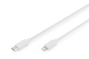DIGITUS USB-C - Lightning Daten-/Ladekabel, MFI zertifiziert, 1m