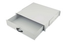 DIGITUS Abschließbare Schublade für 482,6 mm (19") Netzwerk- und Serverschränke, 2HE