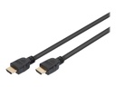 DIGITUS Ultra High Speed - HDMI-Kabel mit Ethernet - HDMI männlich zu HDMI männlich - 1 m - Dreifachisolierung - Schwarz - 8K60Hz (7680 x 4320)