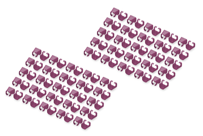 DIGITUS Farbclips für Patchkabel -  Magenta