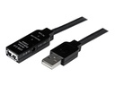 StarTech.com 10m aktives USB 2.0 Verlängerungskabel - St/Bu - USB Verlängerung / Repeater Kabel - USB-Verlängerungskabel - USB (W)