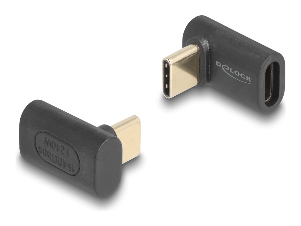 Delock USB-Adapter - USB-C (M) gewinkelt zu USB-C (W)