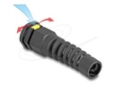 Delock Kabelverschraubung - M20, mit Belüftung und Zugentlastung, IP68 staub- und wasserdicht - Schwarz, RAL 9005 (Packung mit 2)